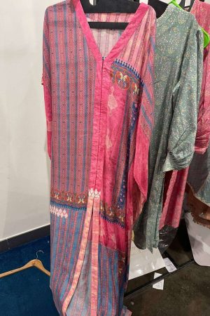 Boozy Button Moroccan silk Kaftan BB10 prismthestore